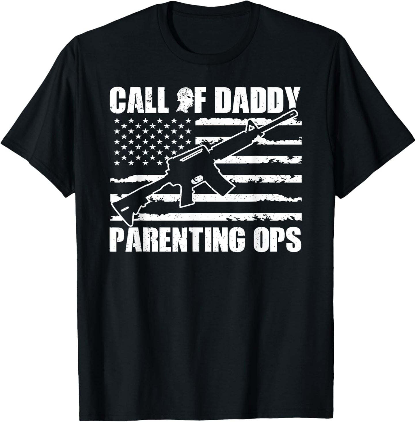 Call of Daddy Parenting Ops fathers day gaming dad gamer T-Shirt - T-Shirt | Black