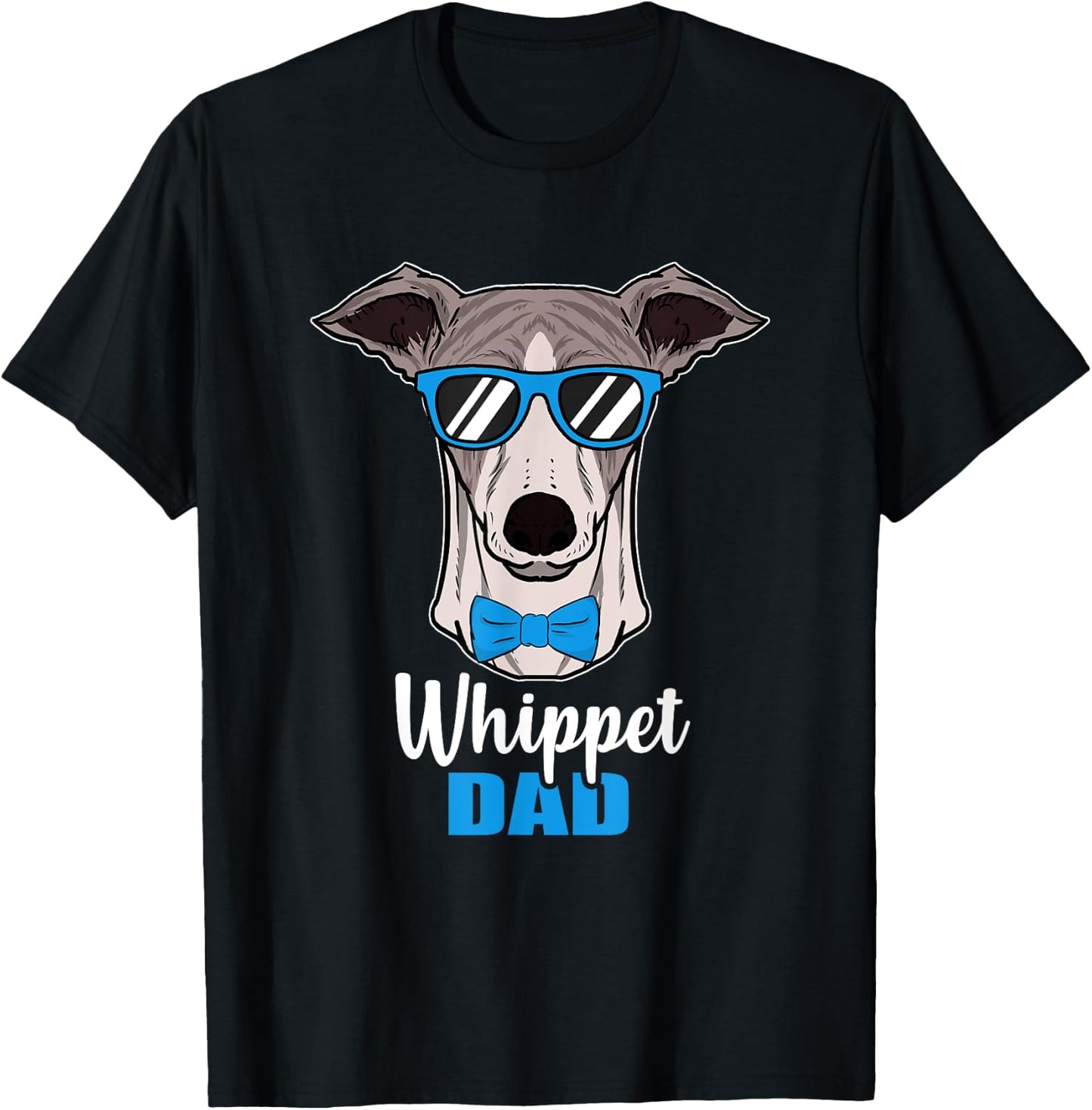 Whippet Dad Gift Proud Dog Owner Men T-Shirt - T-Shirt | Black