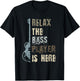 Funny Bass Player Bass Guitarist Gift Music Bass Guitar T-Shirt - T-Shirt | Black