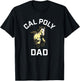 Cal Poly Mustangs Arched Dad T-Shirt - T-Shirt | Black