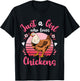 Chicken Just a Girl Who Loves Chickens T-Shirt - T-Shirt | Black