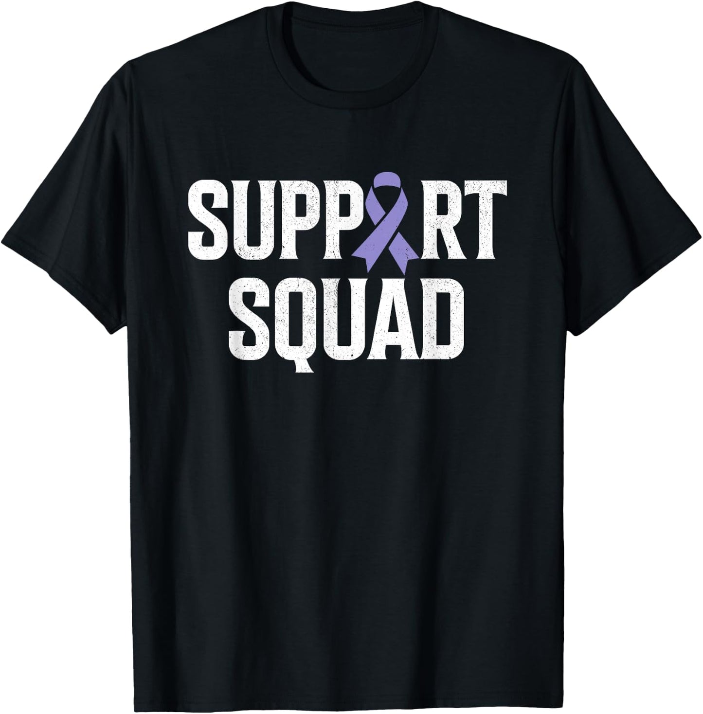 Esophageal Cancer Support Squad Esophageal Cancer Awareness T-Shirt - T-Shirt | Black