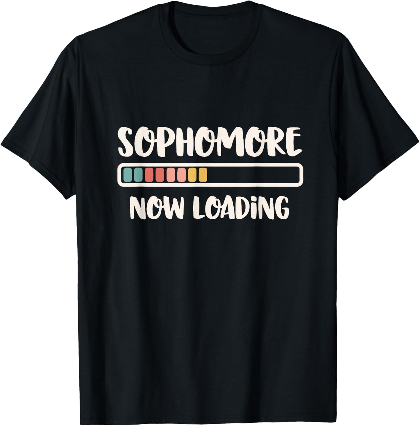 Back to School 10th Grade 10 | Sophomore Now Loading T-Shirt - T-Shirt | Black