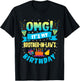 OMG It's My Brother in Law Birthday T-Shirt - T-Shirt | Black