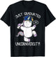 Just Graduate Funny Unicorn Lover University College Student T-Shirt - T-Shirt | Black