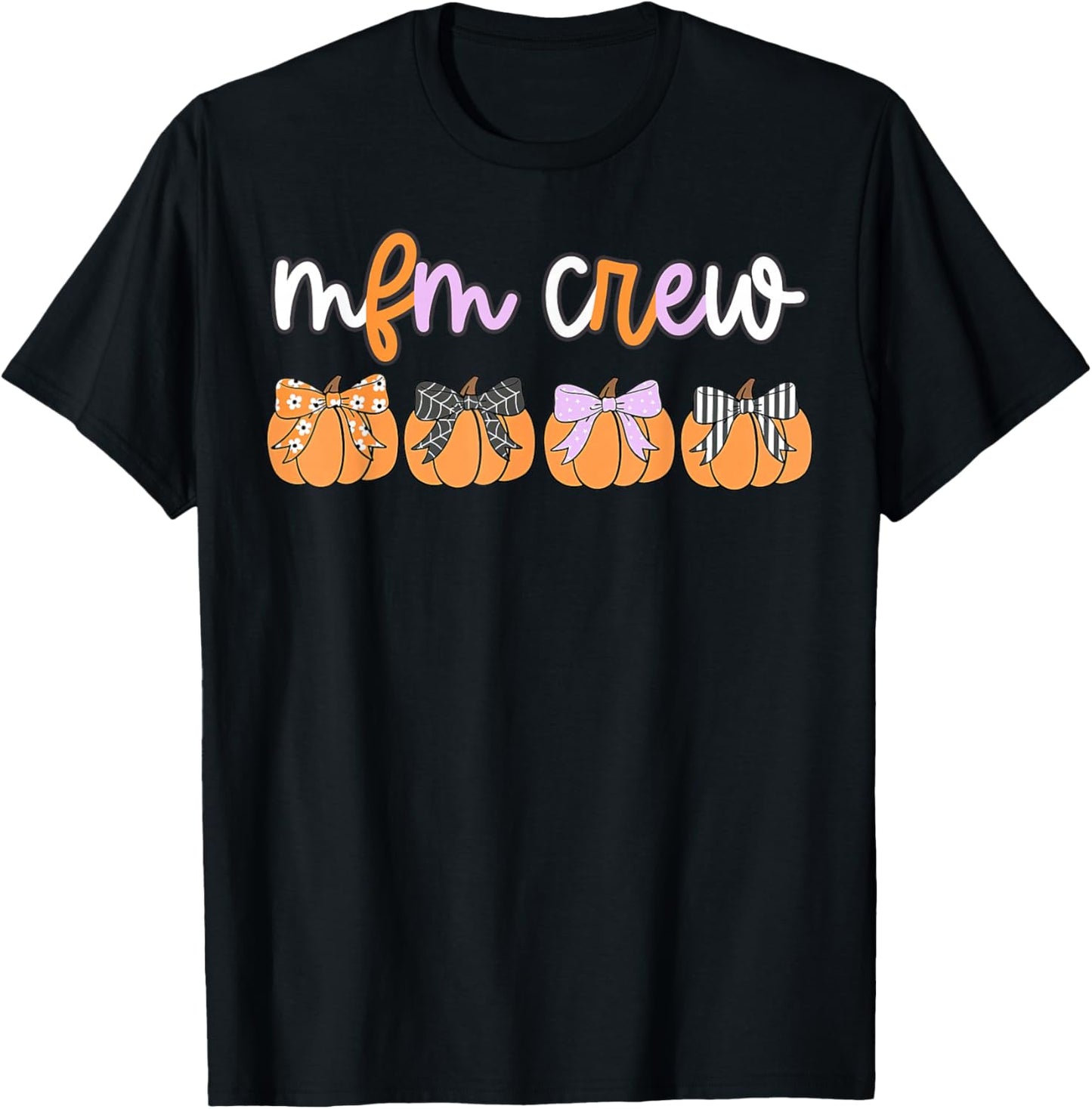 Halloween MFM Crew Maternal Fetal Medicine Sonographer OBGYN T-Shirt - T-Shirt | Black