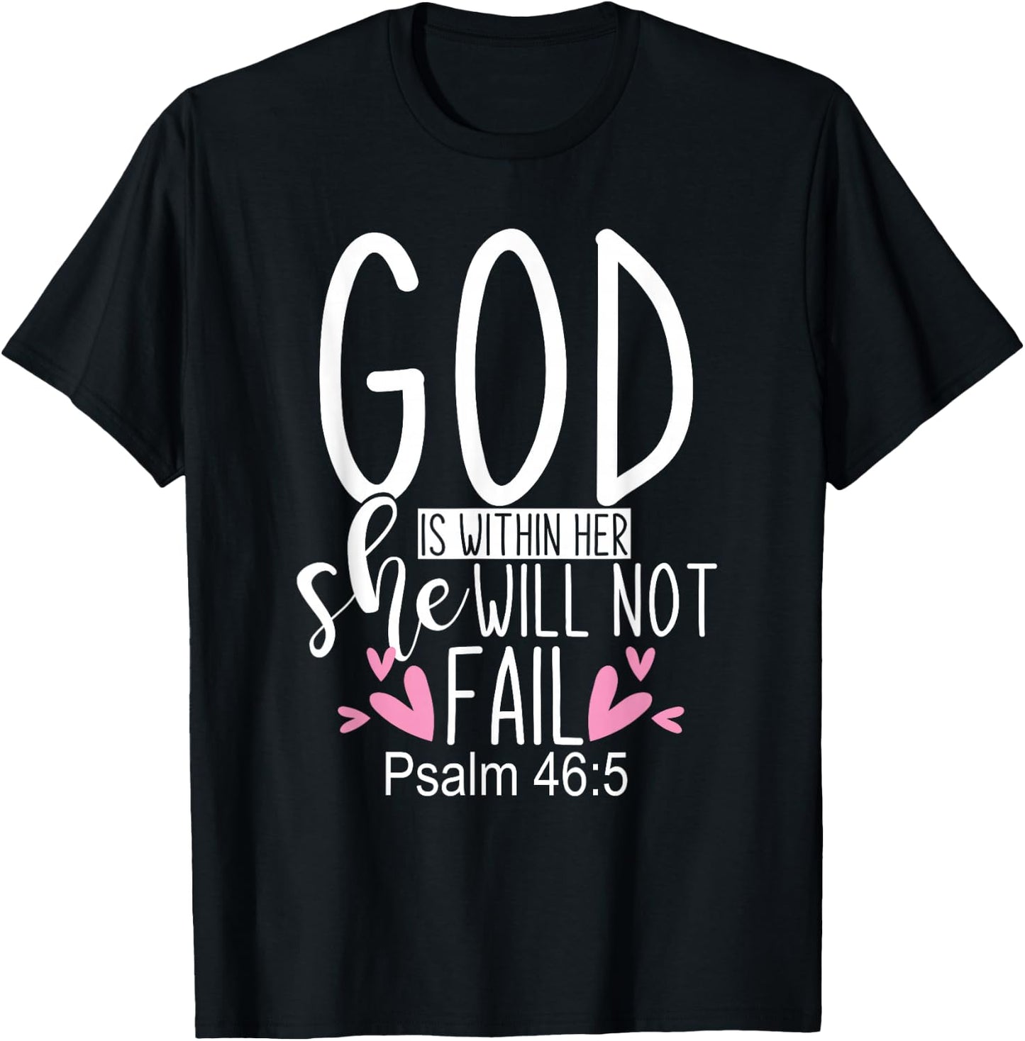 Religion Women Gift Holy Bible Faith Christianity Prayer T-Shirt - T-Shirt | Black