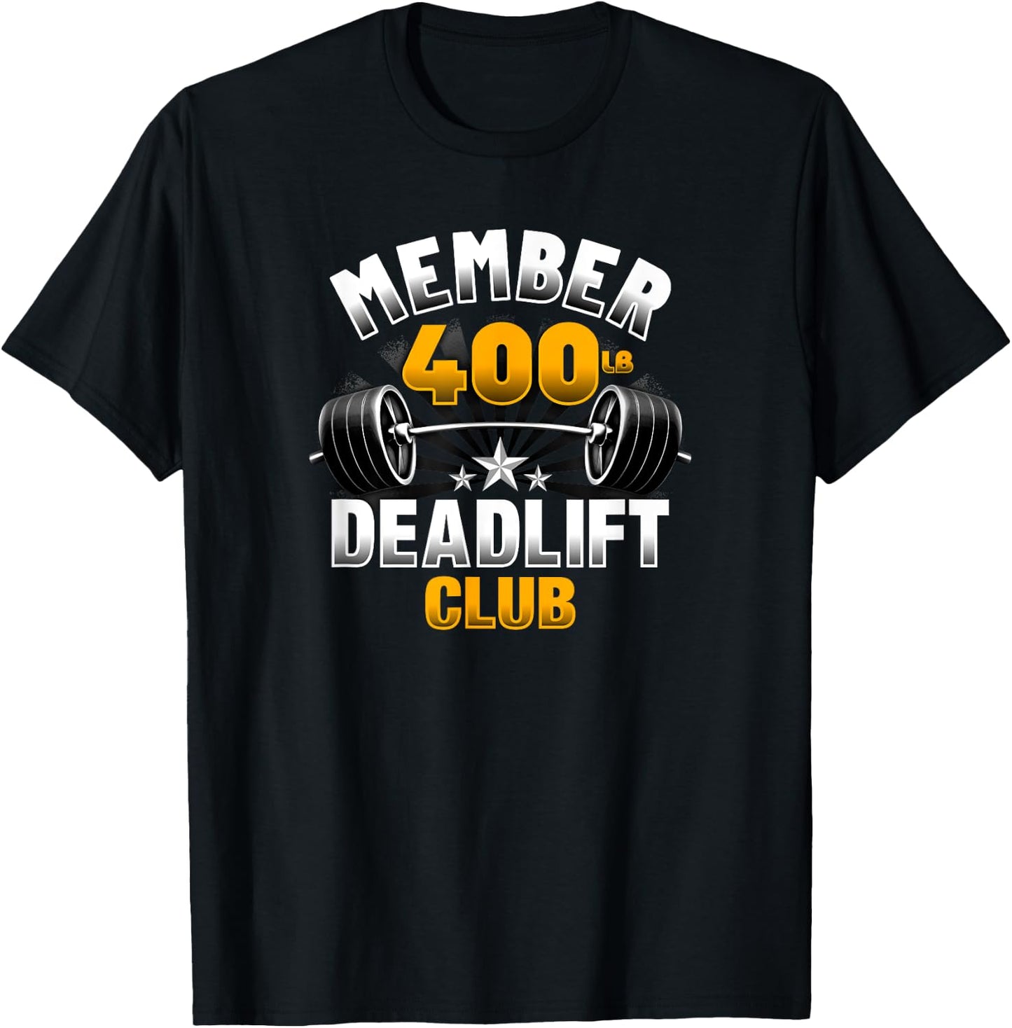 400 Pound Deadlift Club T-Shirt - T-Shirt | Black