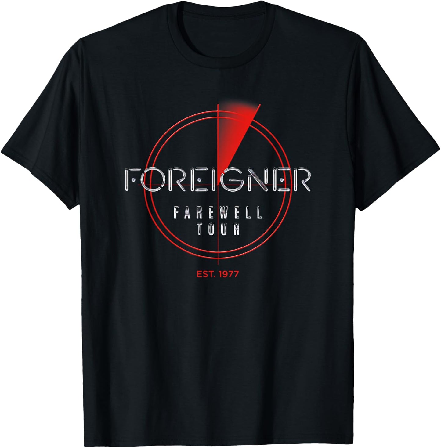Foreigner Farewell Tour T-Shirt - T-Shirt | Black