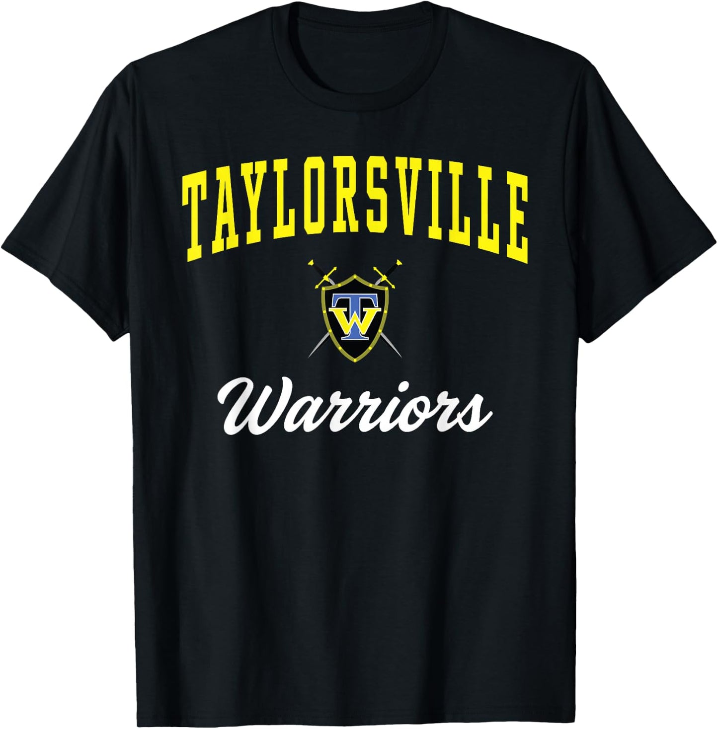 Taylorsville High School Warriors T-Shirt - T-Shirt | Black