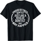 Funny Retirement Dentist - Proud Retired Dentist T-Shirt - T-Shirt | Black