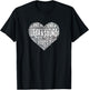 Ultrasound Tech Sonographer Radiology Sonography Heart 2 T-Shirt - T-Shirt | Black