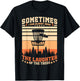 Funny Disc Golfer Disc Golfing T-Shirt - T-Shirt | Black
