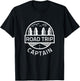 Road Trip Captain Outdoor Rv Camper Hiking Family Vacation T-Shirt - T-Shirt | Black
