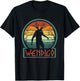 Retro Wendigo - Cool Vintage Skinwalker Cryptid Monster T-Shirt - T-Shirt | Black
