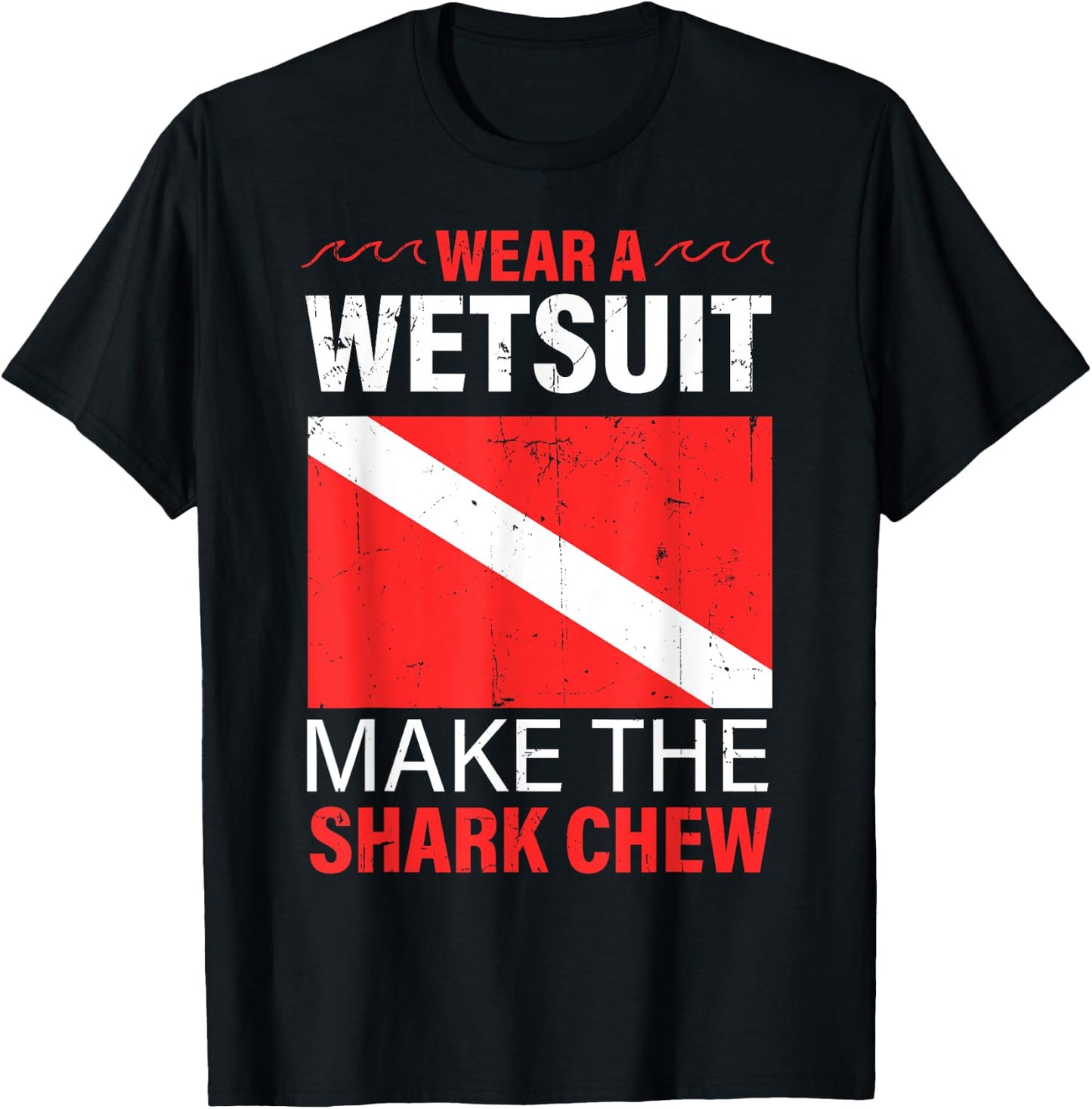 Scuba Diving Gear Ocean Underwater Lover Diver Wetsuit T-Shirt - T-Shirt | Black