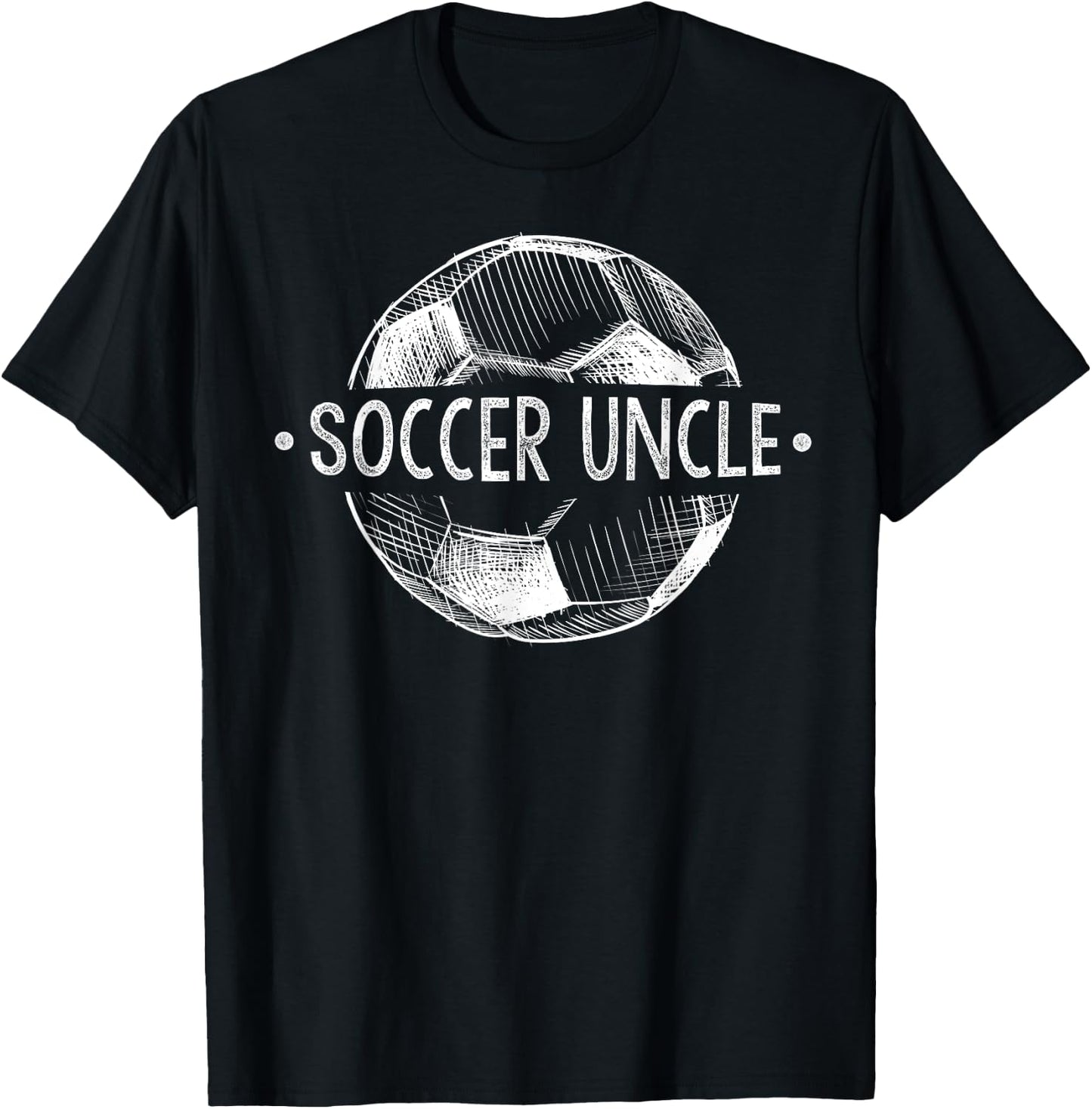 Soccer Uncle Family Matching Team Player Gift Sport Lover T-Shirt - T-Shirt | Black