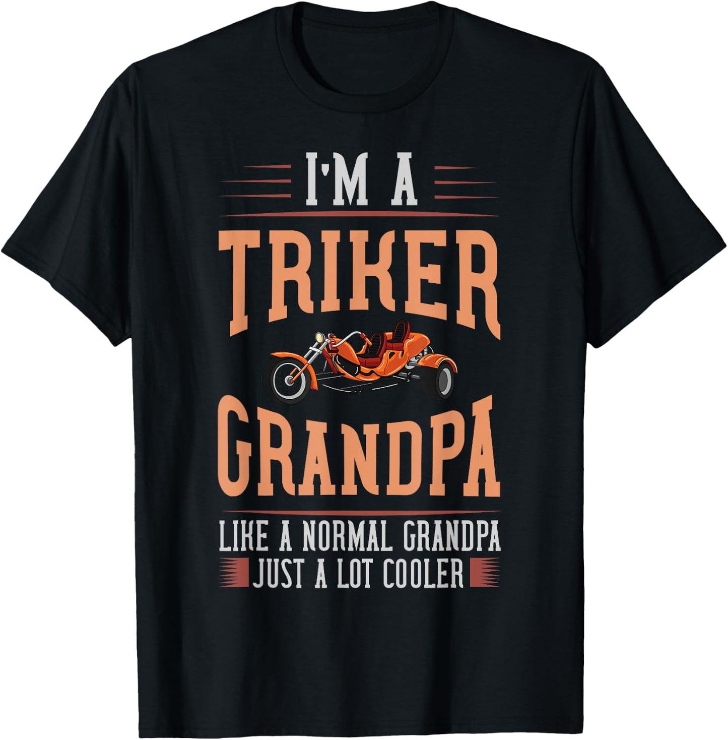 Trike Motorcycle Three Wheeler Bike T-Shirt - T-Shirt | Black