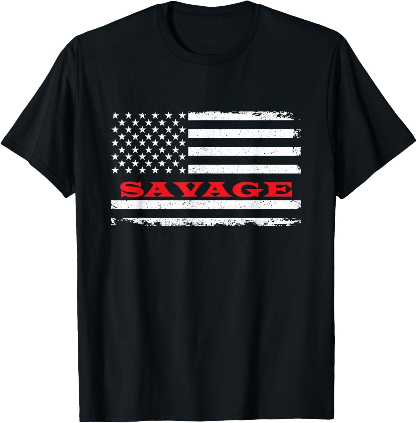 Montana American Flag Savage USA Patriotic Souvenir Kids Men T-Shirt - T-Shirt | Black
