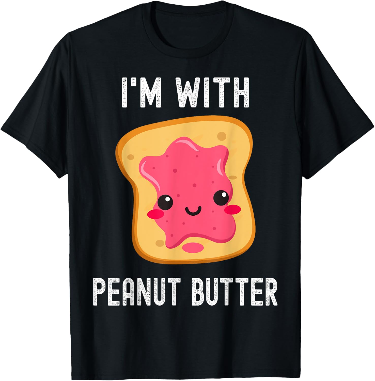 Funny Peanut Butter Jelly Matching Couples His & Hers T-Shirt - T-Shirt | Black