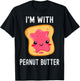 Funny Peanut Butter Jelly Matching Couples His & Hers T-Shirt - T-Shirt | Black