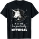 Mythical Unicorn Ehlers Danlos Black And White Zebra Stripe T-Shirt - T-Shirt | Black