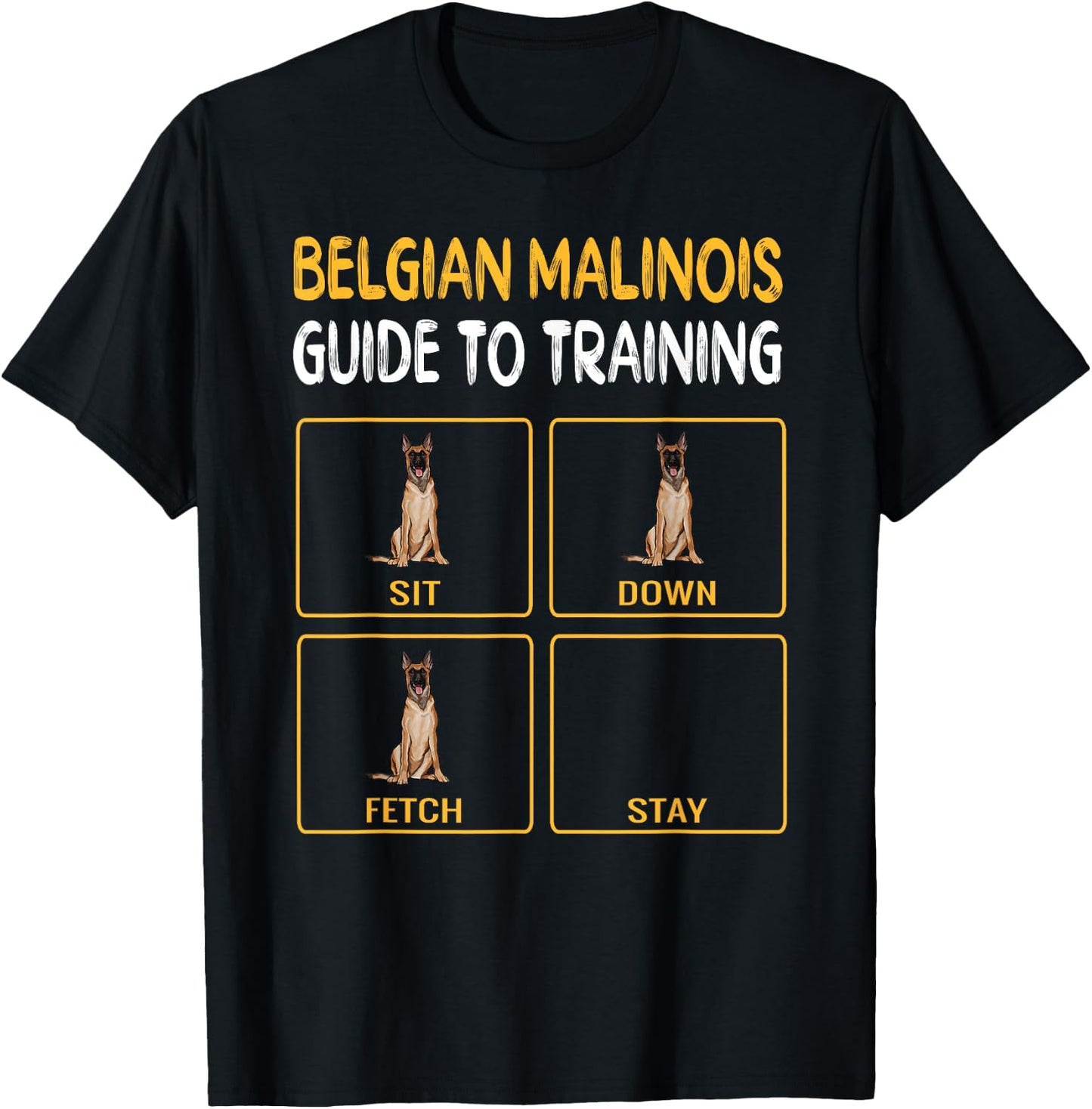 Funny Belgian Malinoi Guide To Training Dog Obedience Women T-Shirt - T-Shirt | Black