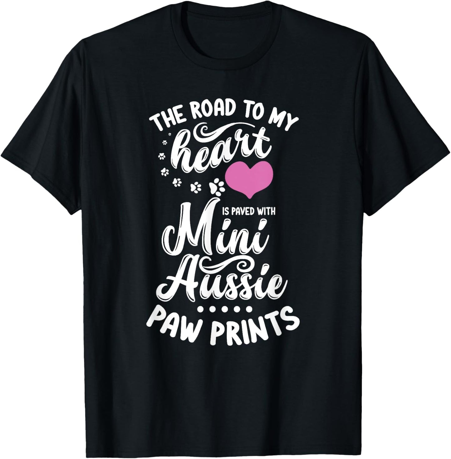 Miniature Australian Shepherd Lover Toy Dog Mini Aussie Mom Women Kids T-Shirt - T-Shirt | Black