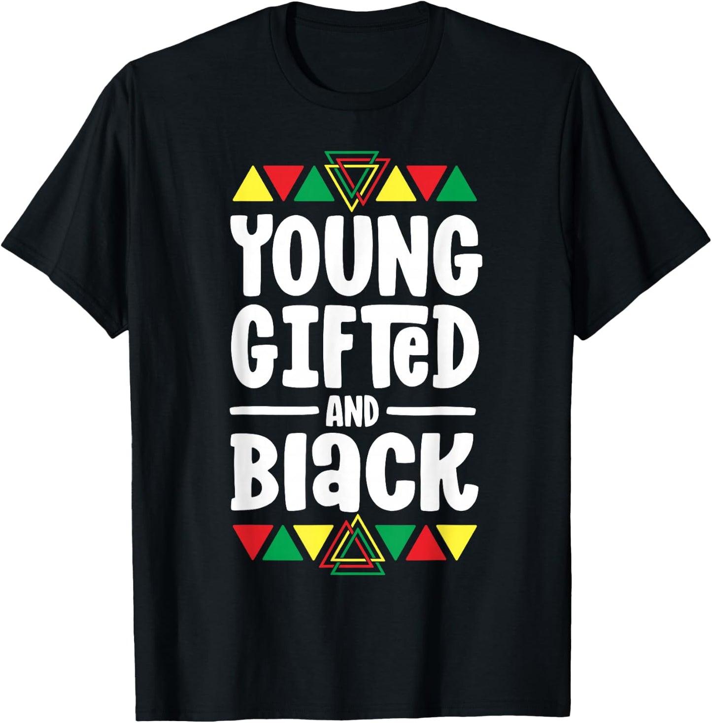 Young Gifted and Black History Shirts for Boys African T-Shirt - T-Shirt | Black
