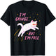 I'M CRINGE BUT I'M FREE Funny T-Shirt - T-Shirt | Black