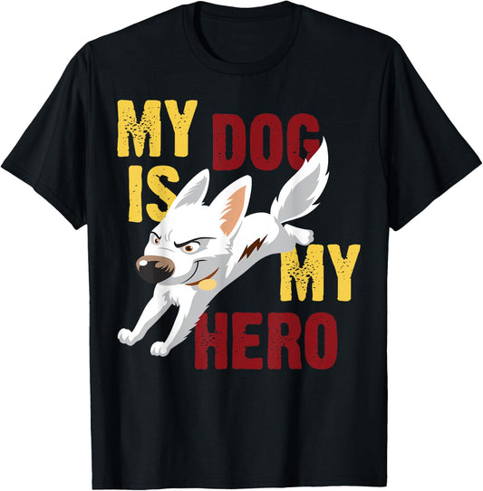 Disney Bolt My Dog Is My Hero T-Shirt - T-Shirt | Black