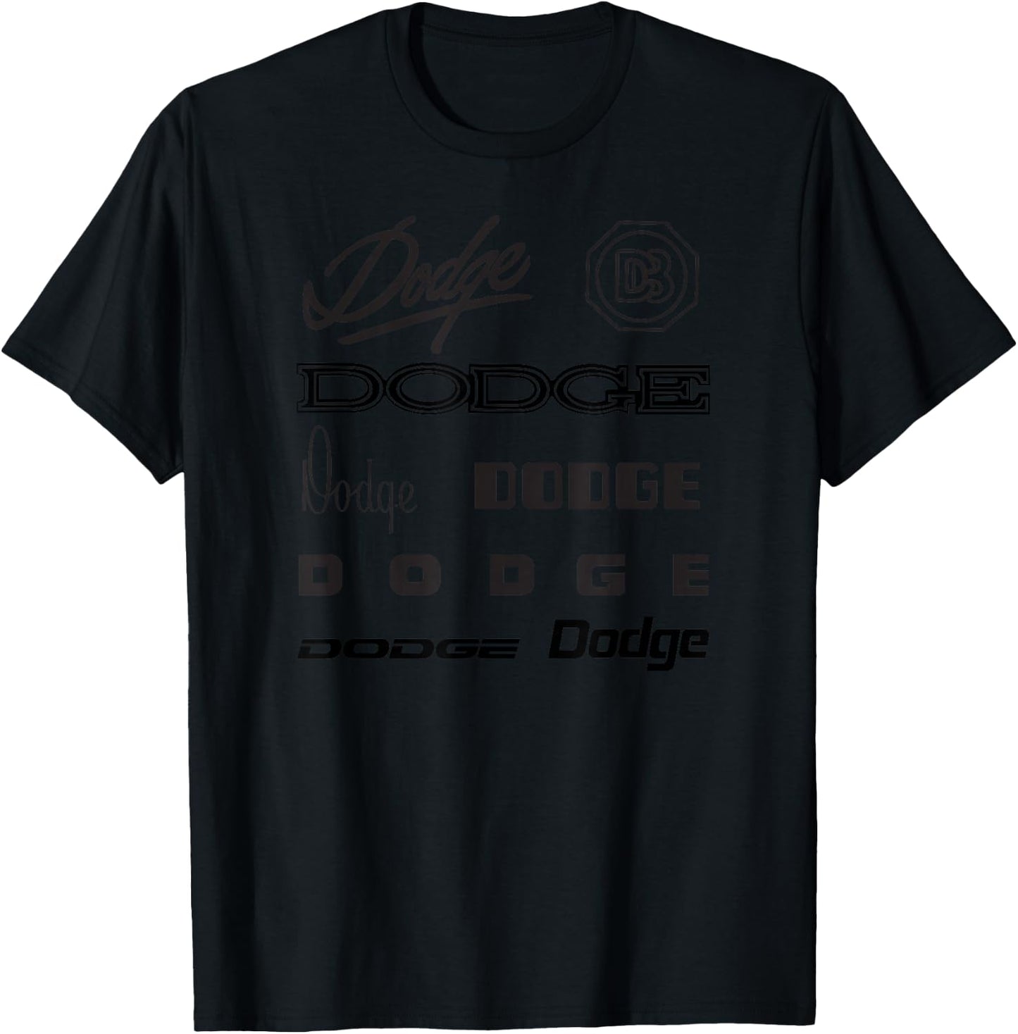 Dodge Legendary Logos T-Shirt - T-Shirt | Black