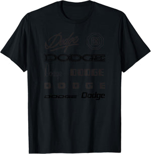 Dodge Legendary Logos T-Shirt - T-Shirt | Black