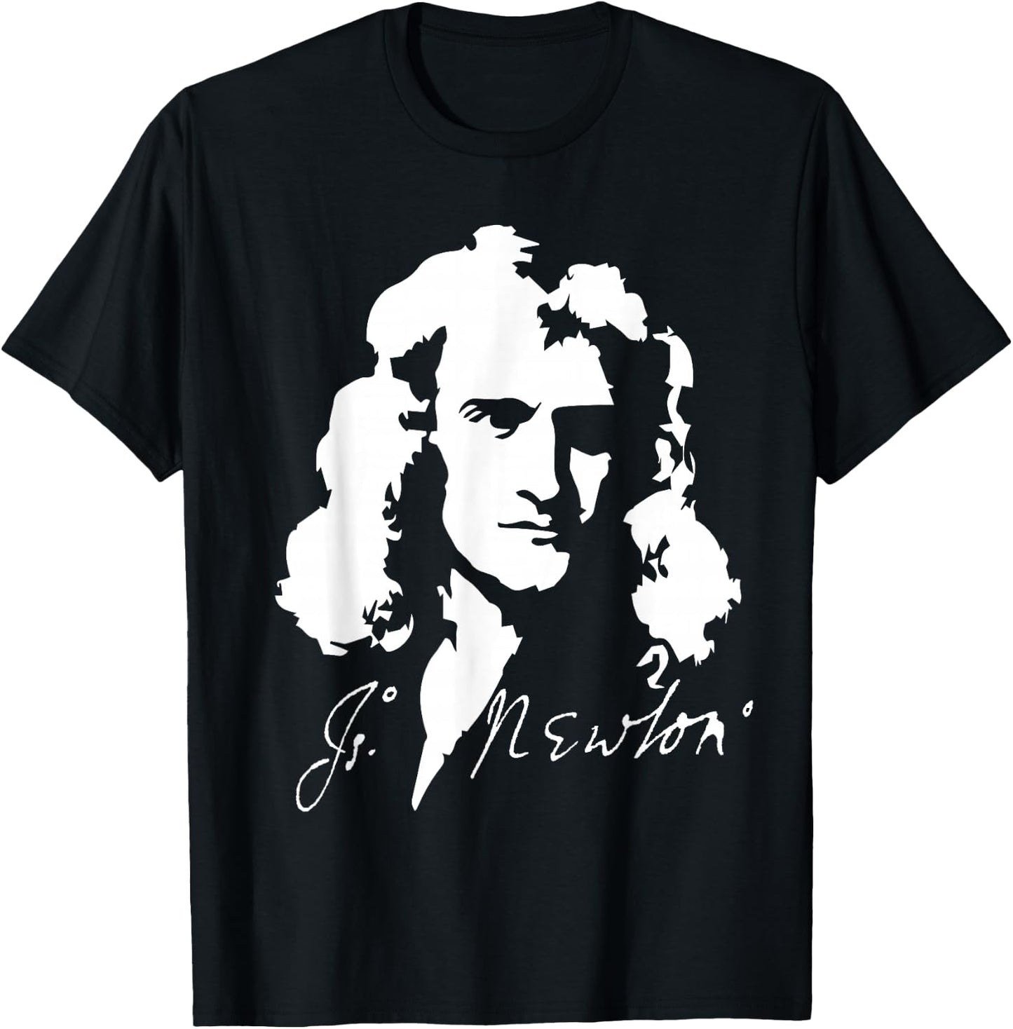 Isaac Newton laws of physics mathematics T-Shirt - T-Shirt | Black