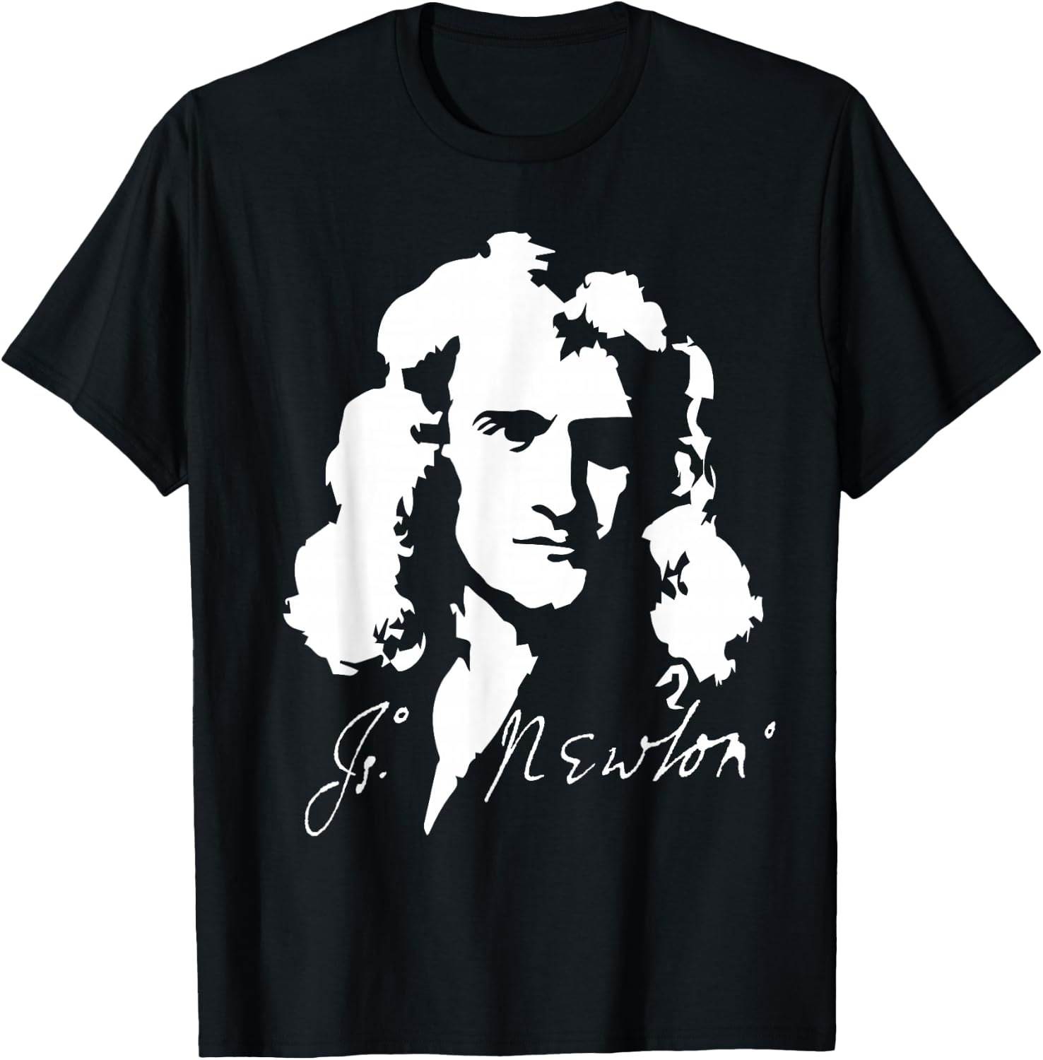 Isaac Newton laws of physics mathematics T-Shirt - T-Shirt | Black