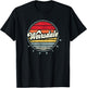 Retro Weirsdale Home State Cool 70s Style Sunset T-Shirt - T-Shirt | Black