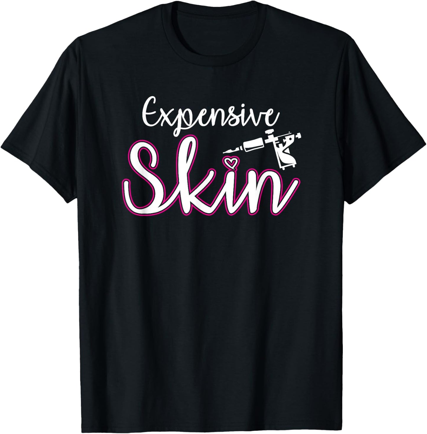 Expensive Skin Tattoo Artist Machine Inked Skin Beards T-Shirt - T-Shirt | Black