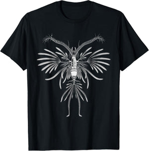 Plankton Krebs - Ernst Haeckel Microcosmos Vintage Art T-Shirt - T-Shirt | Black