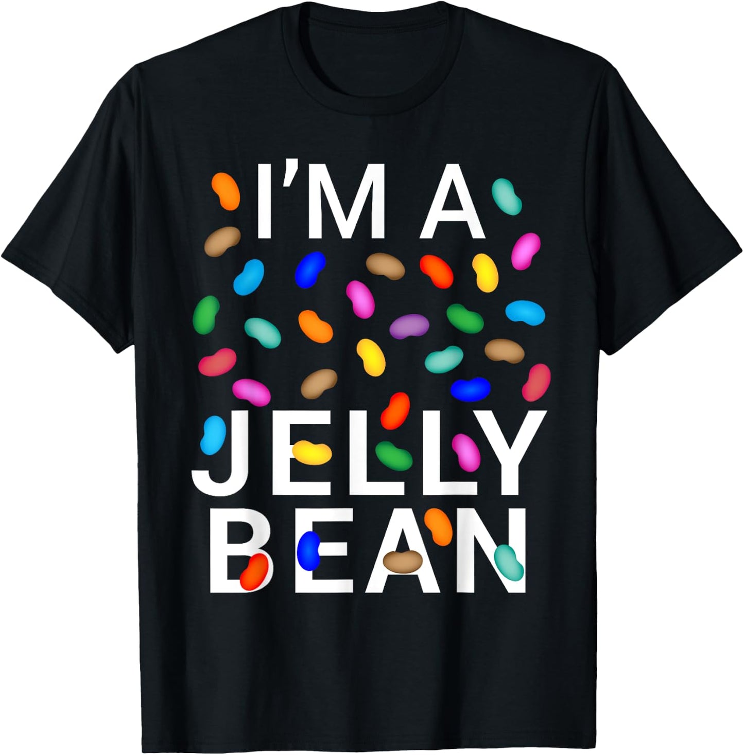 I'm Jelly Bean Halloween Candy Costume T-Shirt - T-Shirt | Black