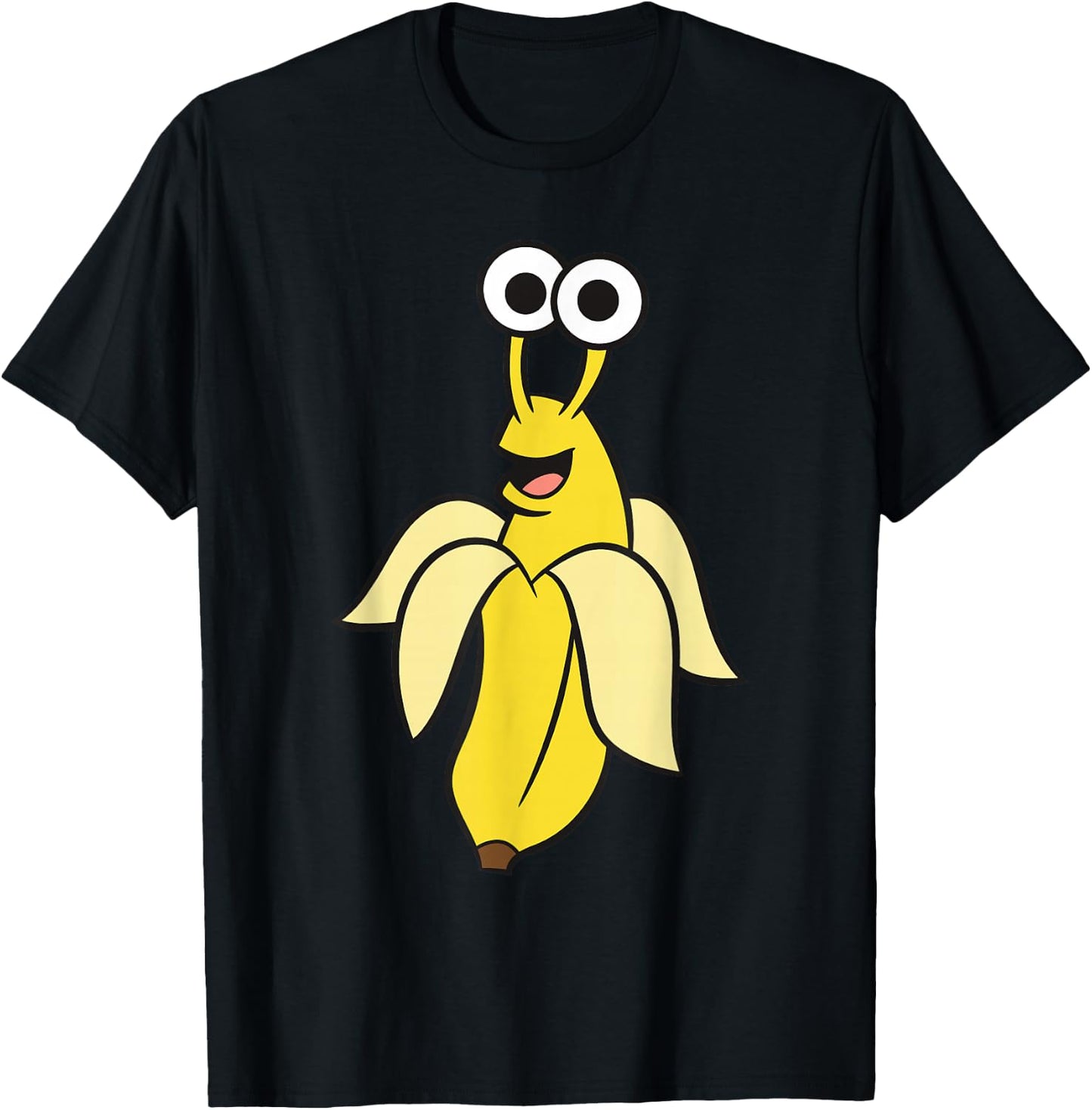 Banana Slug In Banana Kawaii Banana Slug T-Shirt - T-Shirt | Black