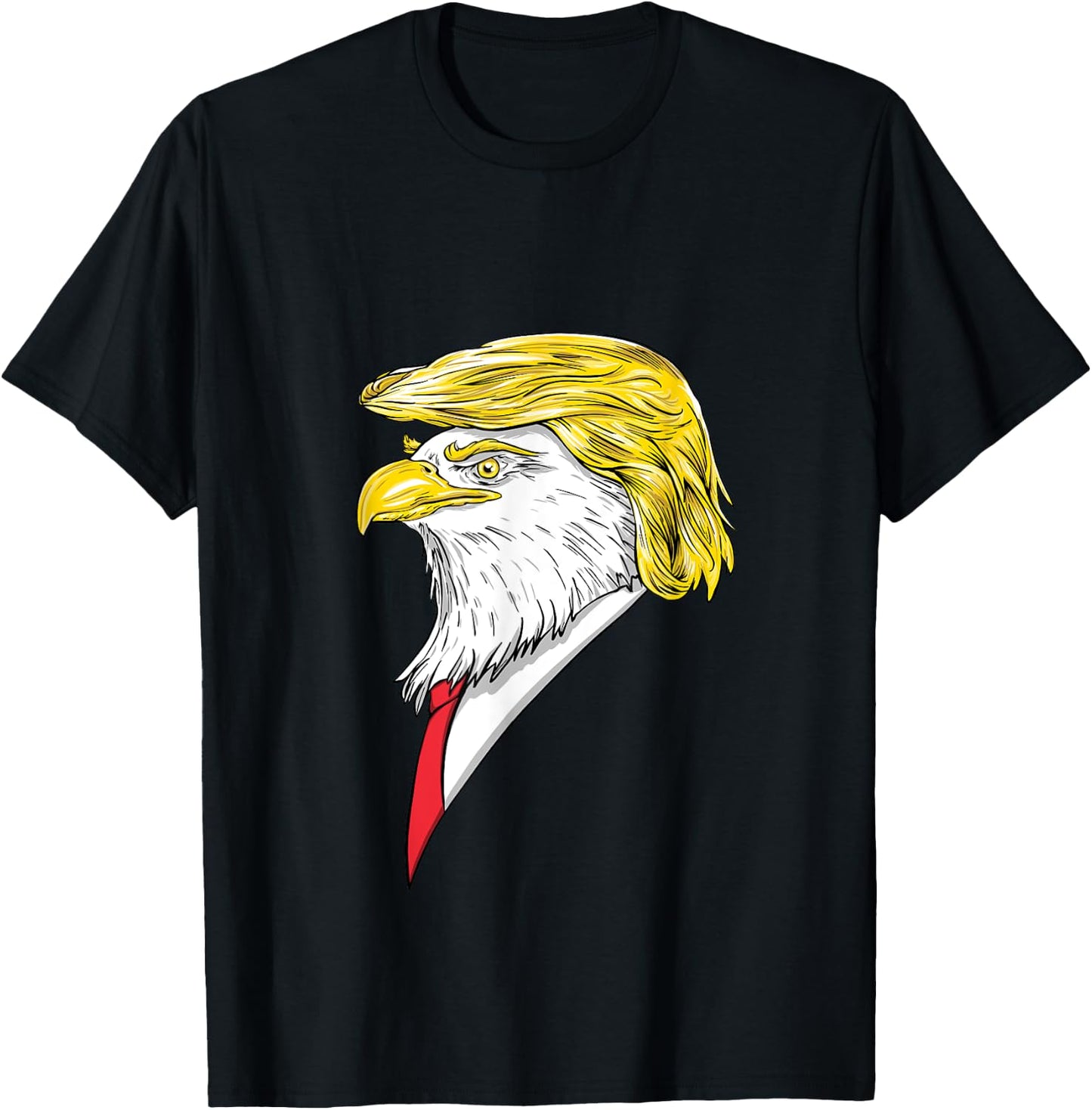 Spirit Animal Donald Trump Eagle Hair T-Shirt - T-Shirt | Black