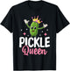Pickle Lover Women - Pickle Queen Funny Pickles T-Shirt - T-Shirt | Black