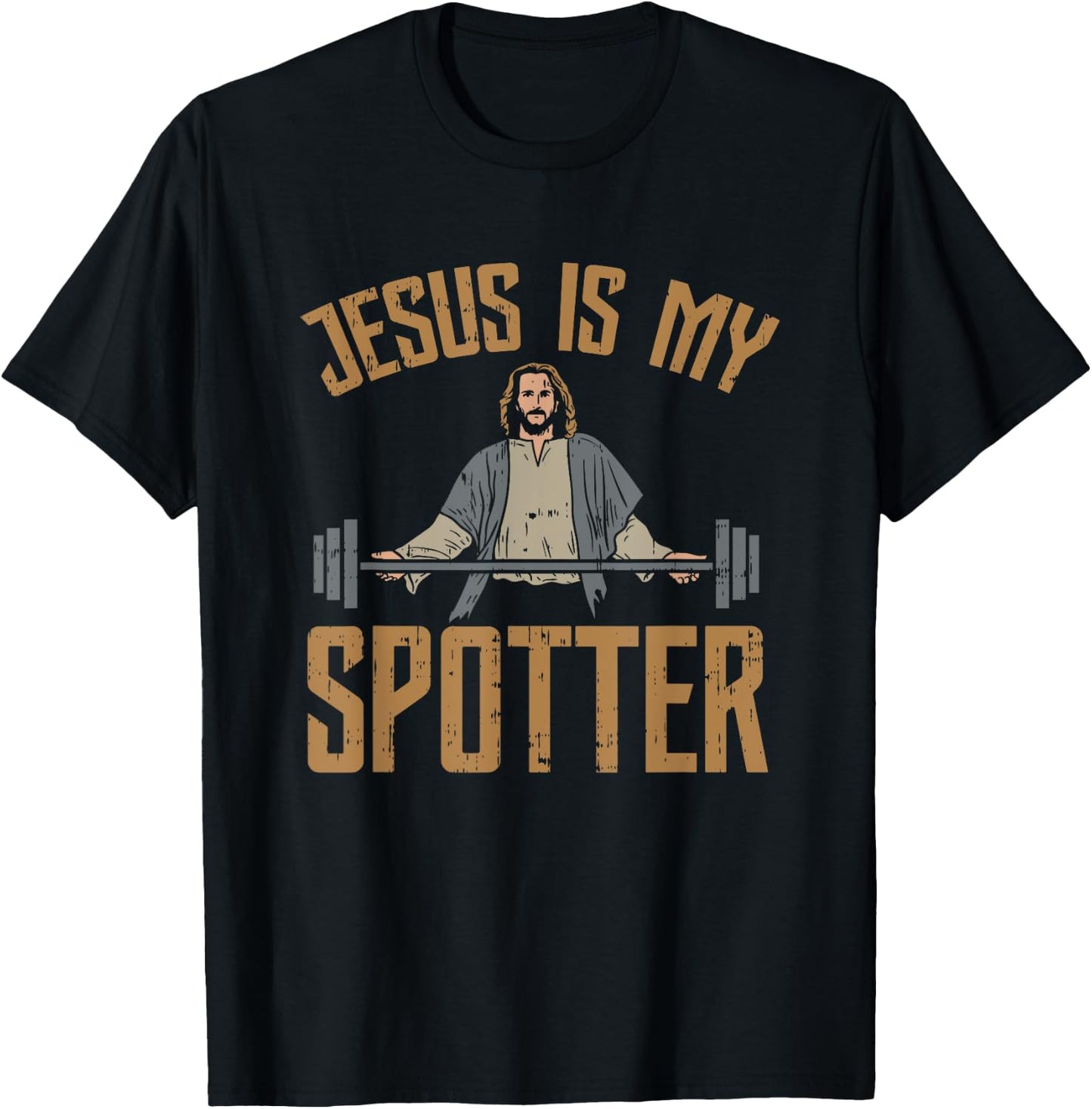 Jesus is my Enlightener Jesus T-Shirt - T-Shirt | Black