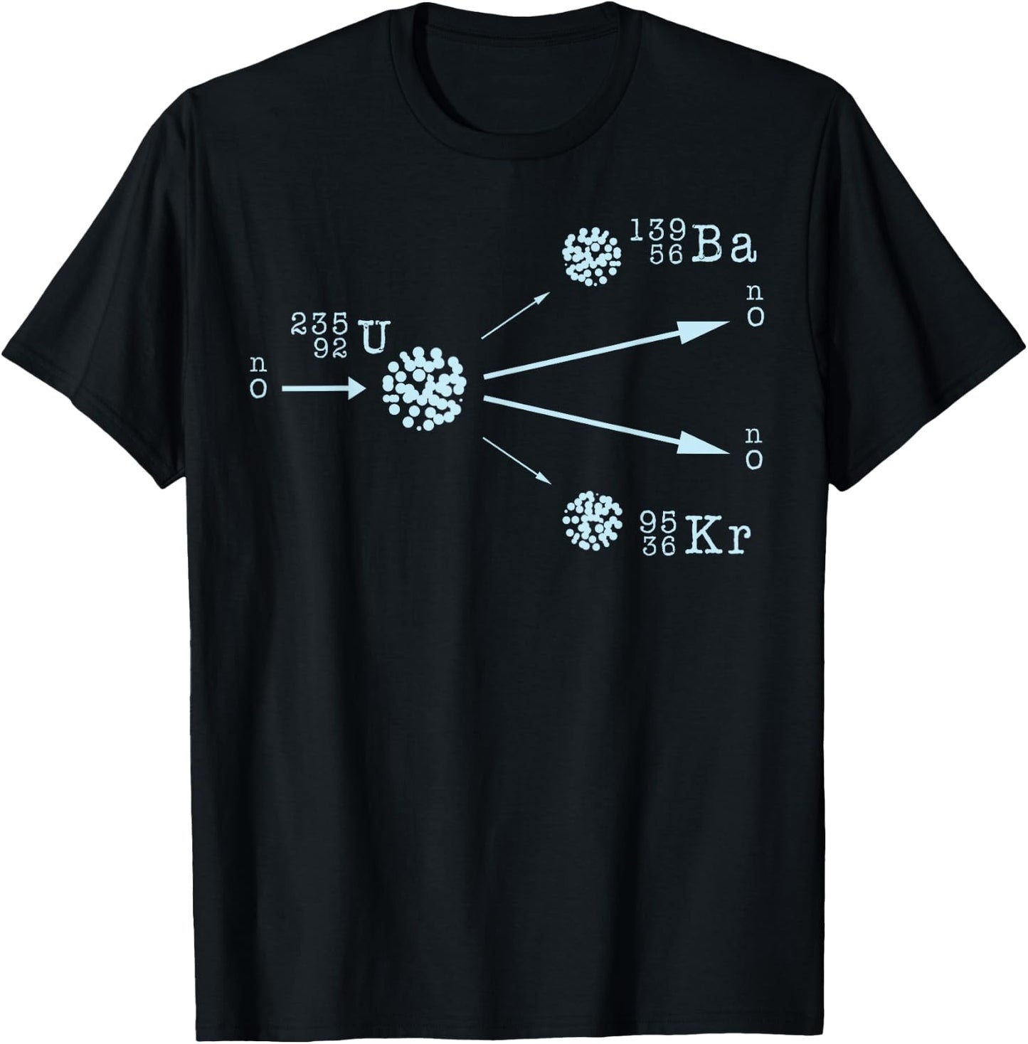 Nuclear Power Fission Fusion Uranium Physics Energy Science T-Shirt - T-Shirt | Black