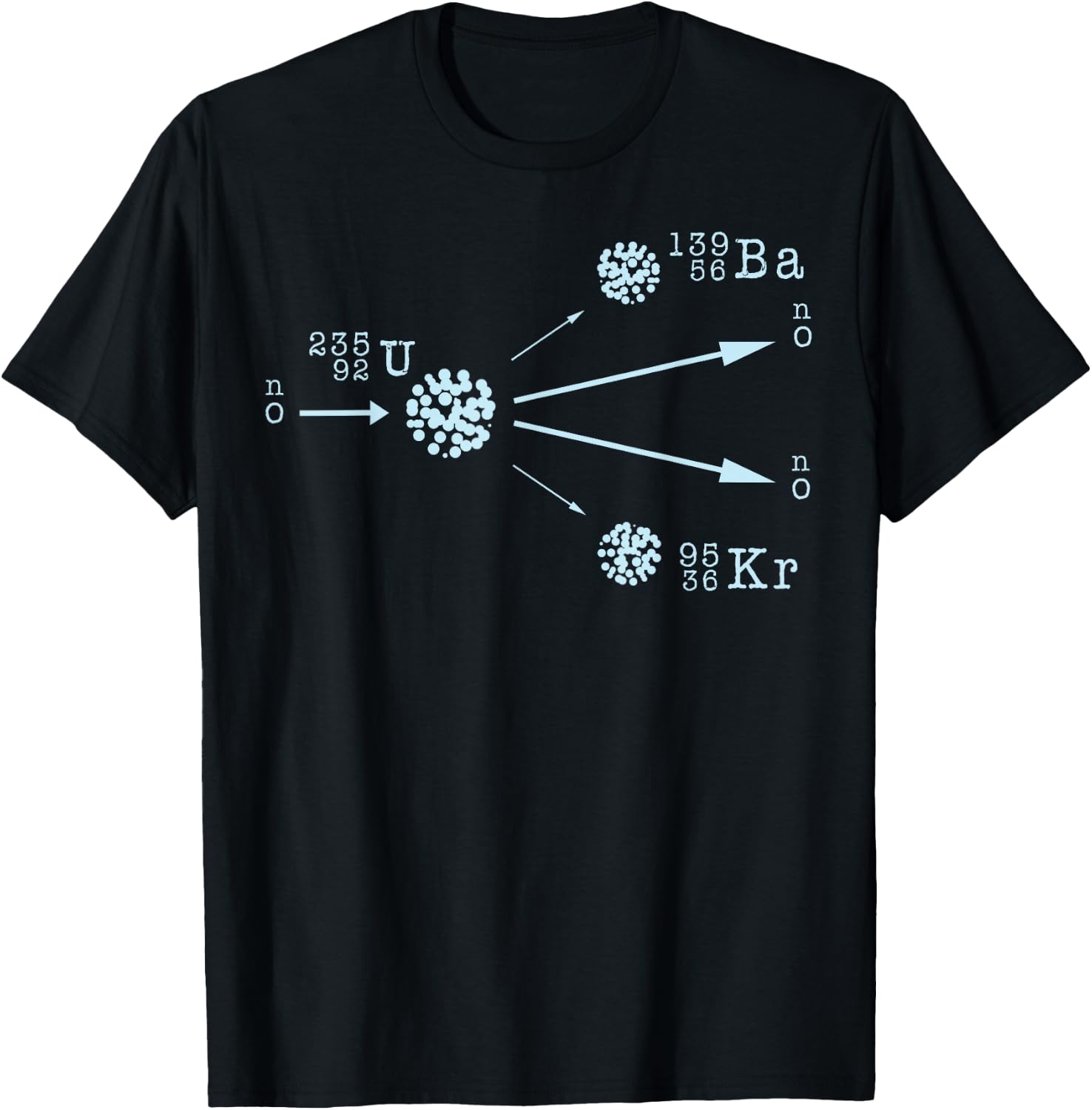 Nuclear Power Fission Fusion Uranium Physics Energy Science T-Shirt - T-Shirt | Black
