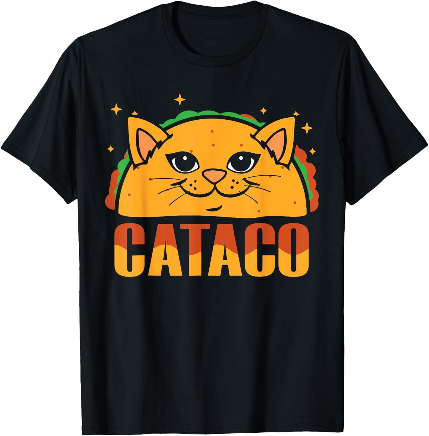 Cataco Taco Cat T-Shirt - T-Shirt | Black