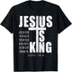 Jesus Is King. Jesus Said To Him, I Am The Way Bible Verse T-Shirt - T-Shirt | Black