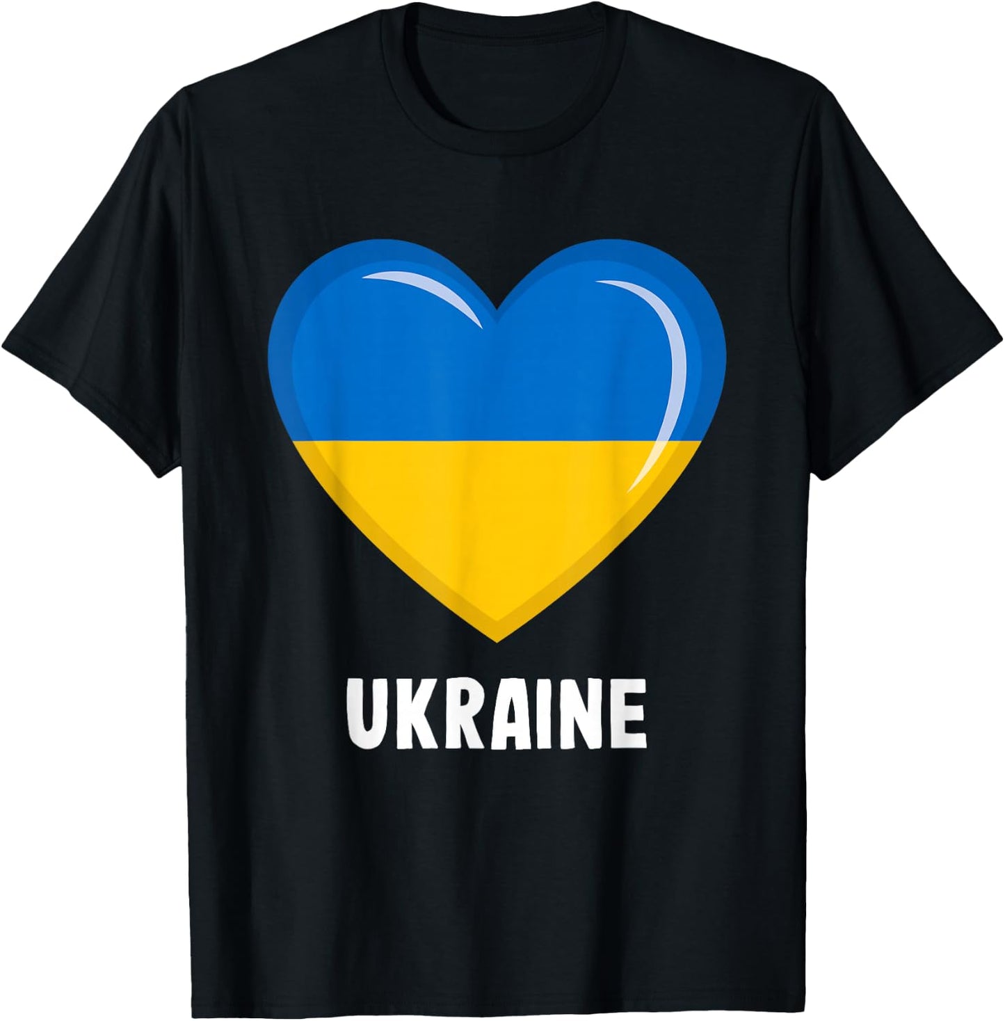 Ukraine Flag Shirt | Ukrainian T-Shirt - T-Shirt | Black