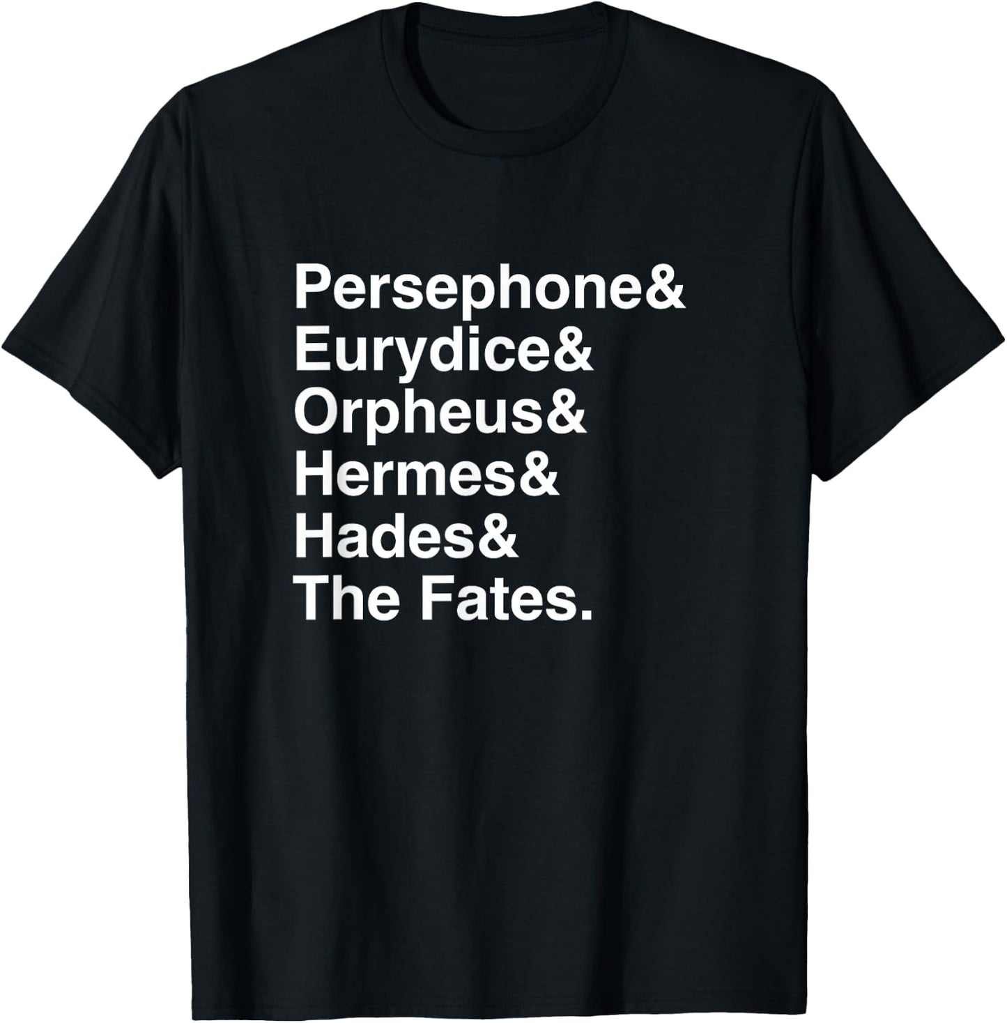 Orpheus, Eurydice, Hadestown Broadway Shirt Musical Theatre T-Shirt - T-Shirt | Black