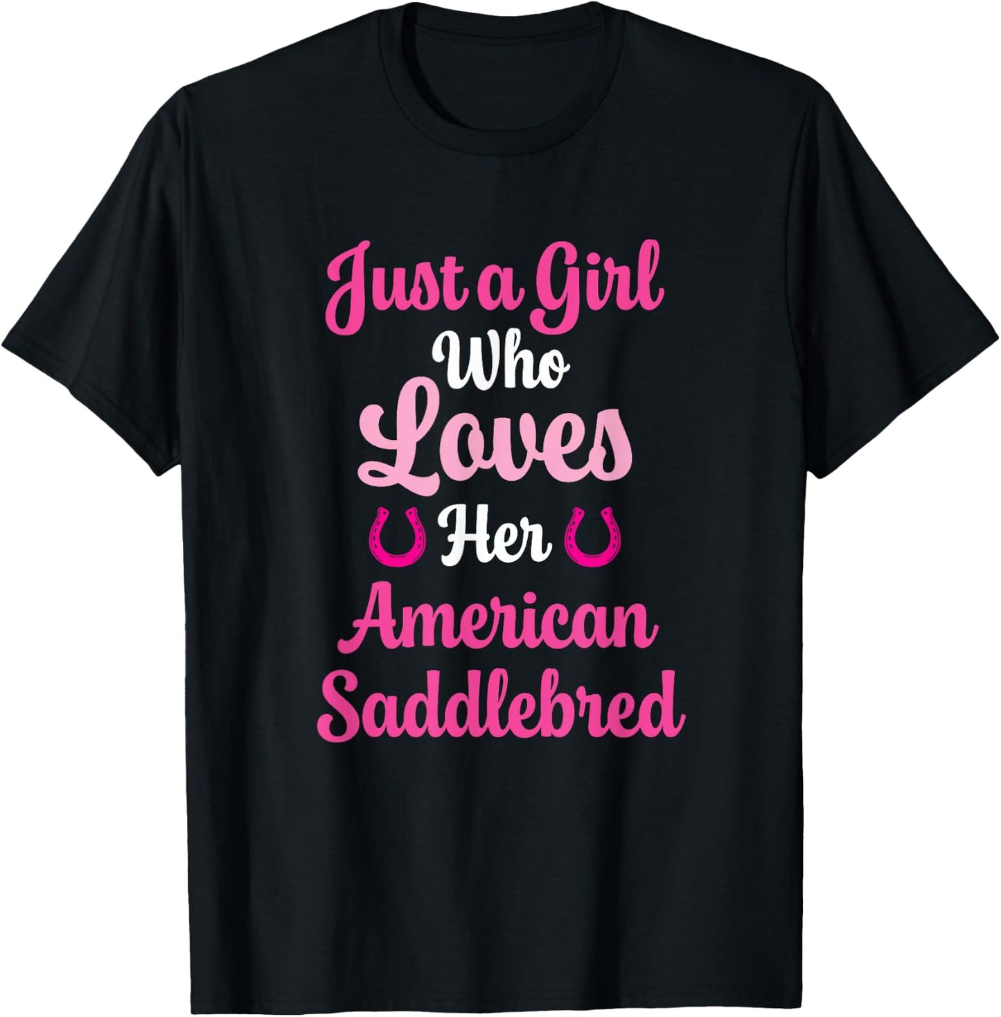 American Saddlebred Horse Gift American Saddlebred T-Shirt - T-Shirt | Black